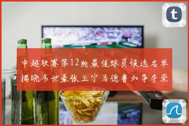 中超联赛第12轮最佳球员候选名单揭晓韦世豪张玉宁马德鲁加争夺荣誉